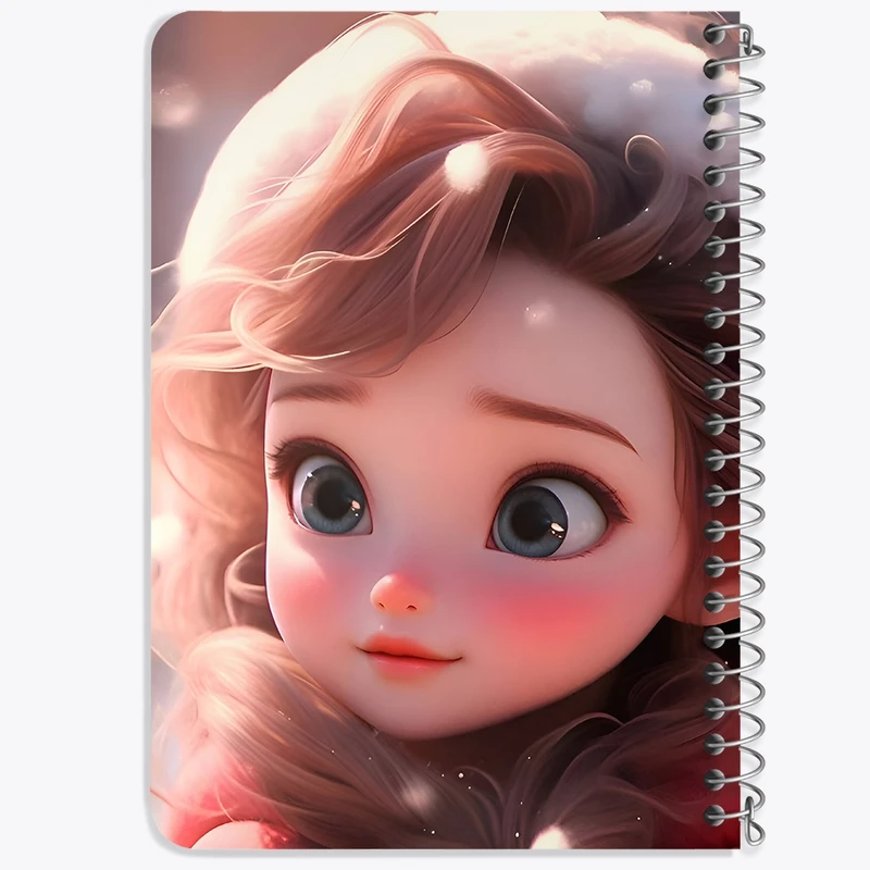 دفتر یادداشت 50 برگ خندالو طرح دخترانه کد N4748