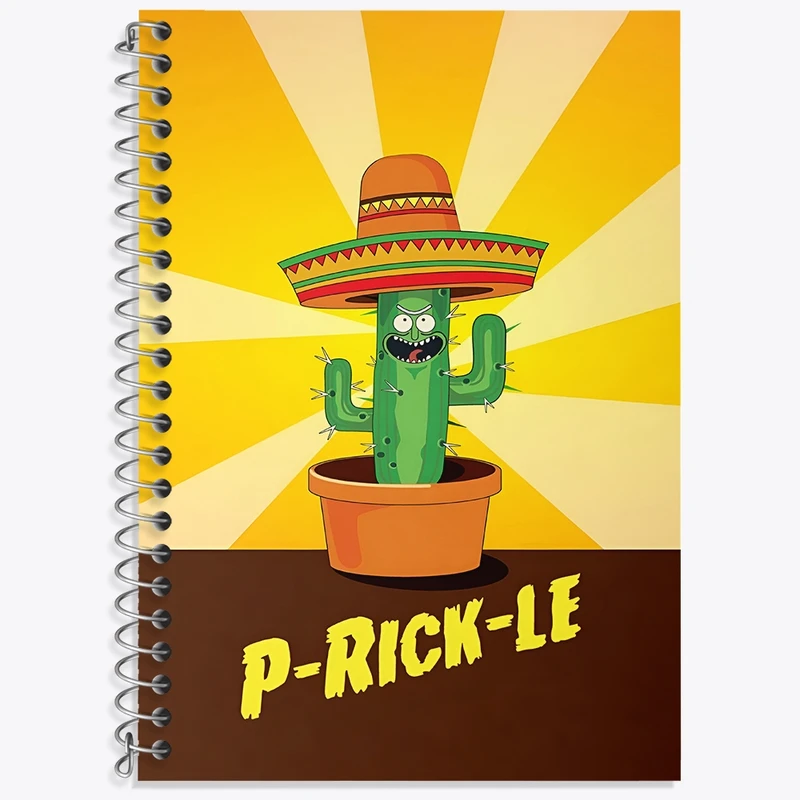 دفتر لغت 50 برگ خندالو طرح ریک و مورتی (Rick and Morty) کد F4935