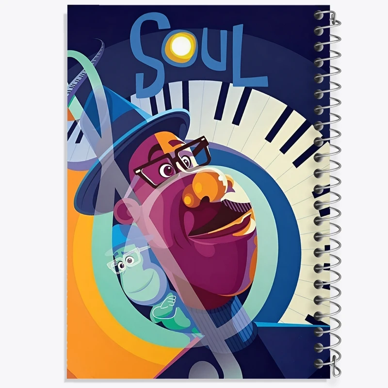 دفتر لیست خرید 50 برگ خندالو طرح انیمیشن روح کد F9810