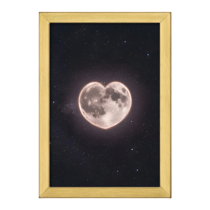 تابلو خندالو طرح ماه (Moon) کد F9470