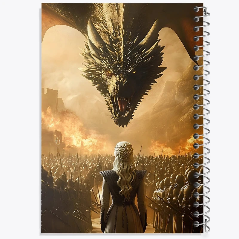 دفتر لیست خرید 50 برگ خندالو طرح گیم آف ترونز (Game of Thrones) کد F12912