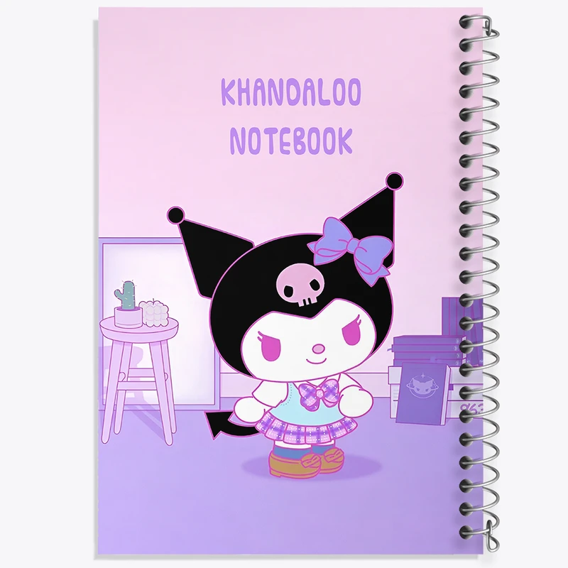 دفتر مشق 50 برگ خندالو طرح کرومی (Kuromi) کد N8995