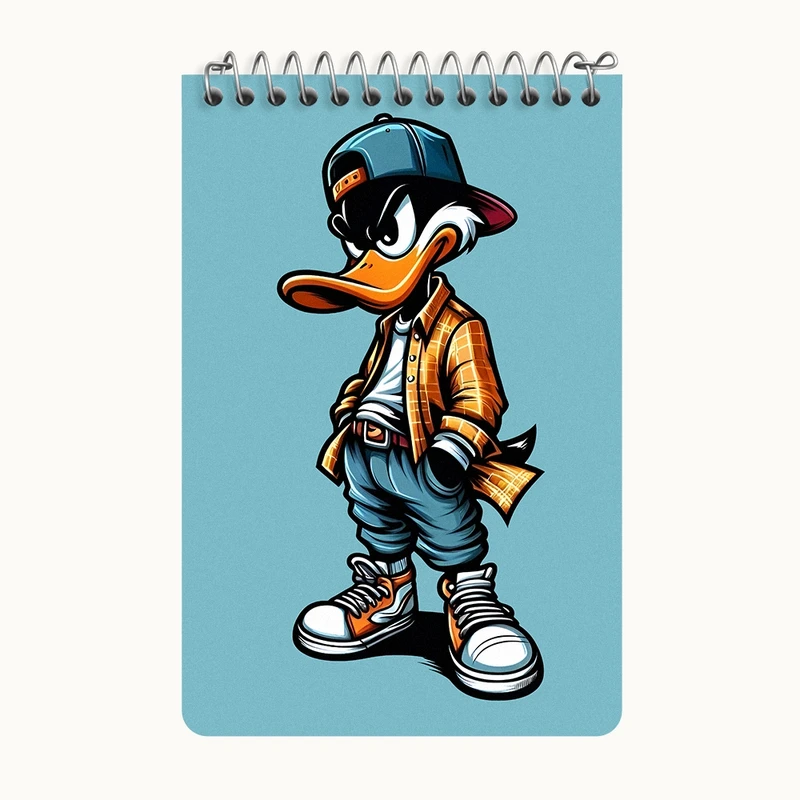 دفتر یادداشت 50 برگ خندالو طرح دانلد داک (Donald Duck) کد F11593