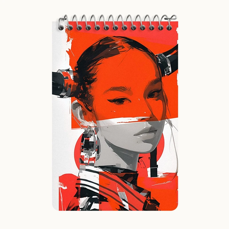 دفتر یادداشت 50 برگ خندالو طرح دخترانه کد F10833