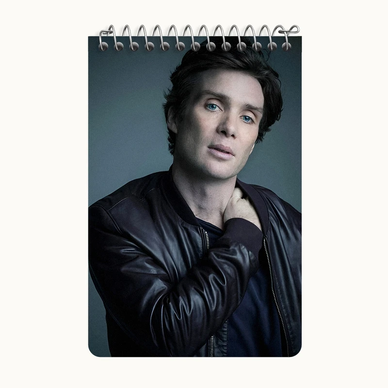 دفتر یادداشت 50 برگ خندالو طرح کیلین مورفی(Cillian Murphy) کد F10247