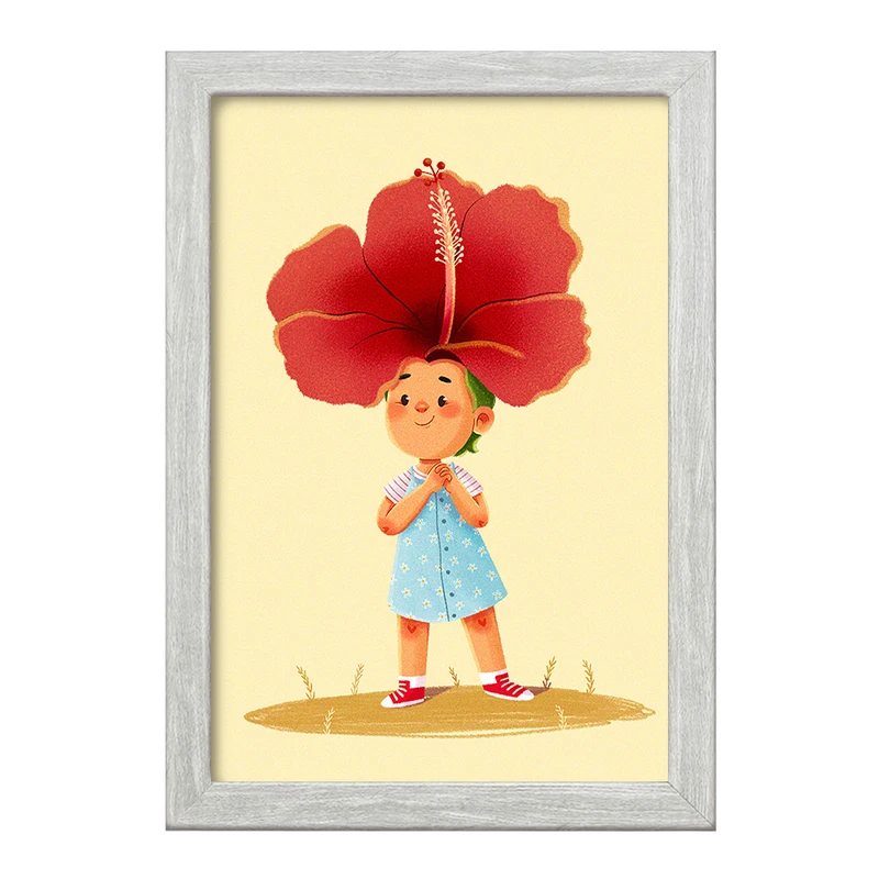 تابلو خندالو طرح دخترانه فانتزی کد 25719