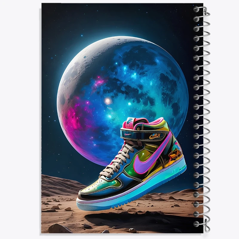 دفتر ژورنال نویسی 50 برگ خندالو مدل نقطه ای طرح کتونی نایک کد F11882