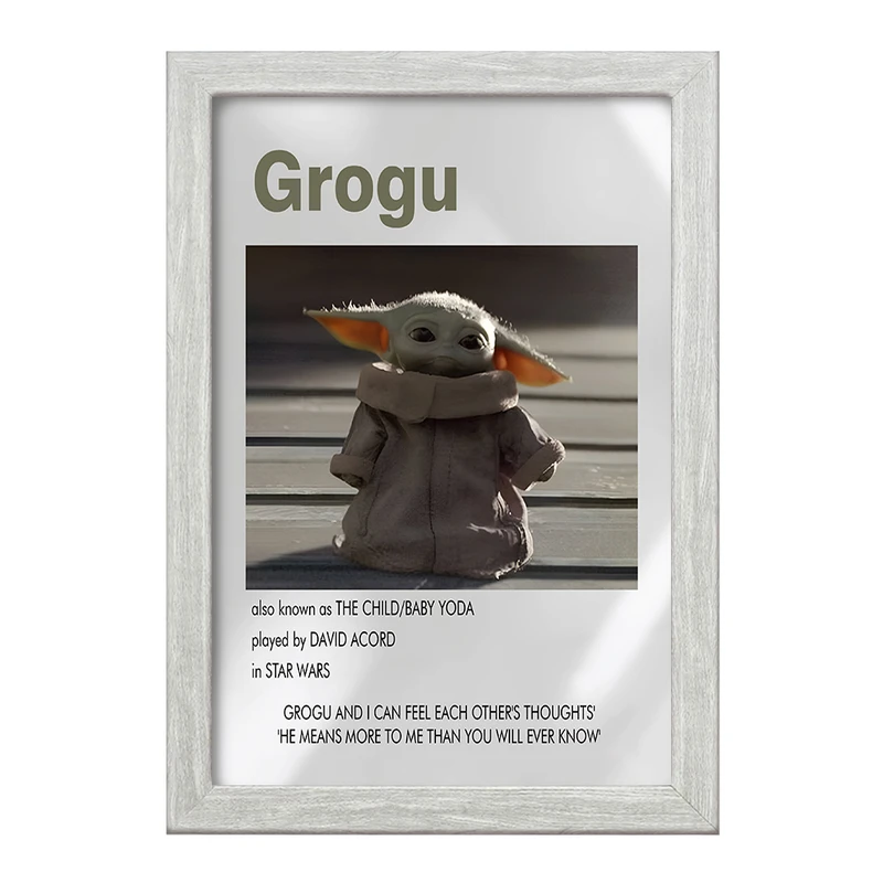 تابلو خندالو طرح بیبی یودا (Grogu) کد F13861