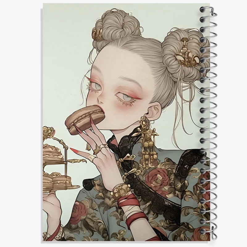 دفتر مشق 100 برگ خندالو طرح دخترانه کد F3426