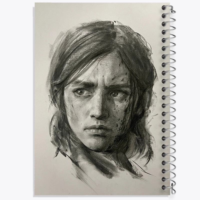 دفتر طراحی 50 برگ خندالو طرح بازی آخرین بازمانده از ما (The Last Of Us) کد 31716