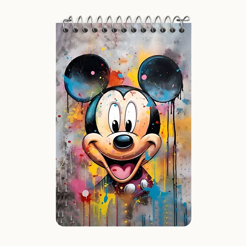 دفتر یادداشت 50 برگ خندالو طرح میکی موس کد F12718