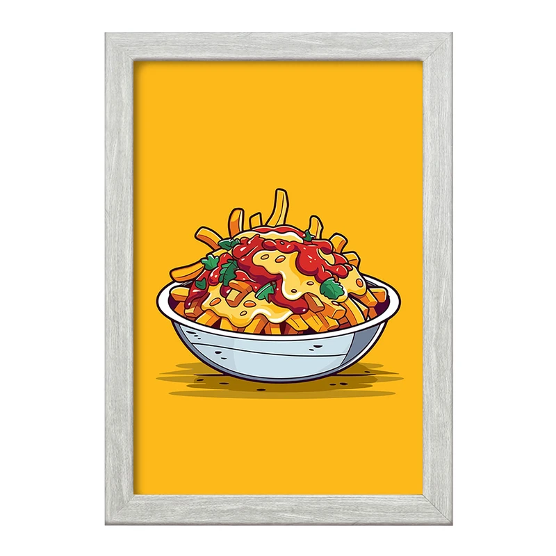 تابلو خندالو طرح فست فود (Fast Food) کد 36555