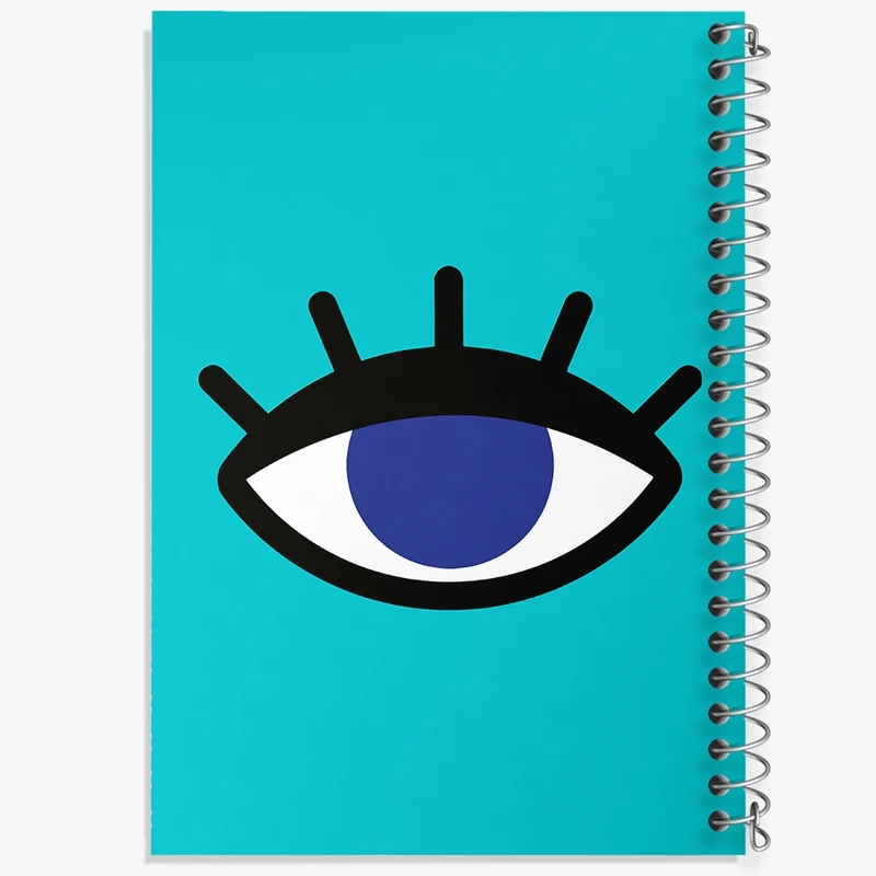 دفتر طراحی 50 برگ خندالو طرح چشم نظر کد N6651