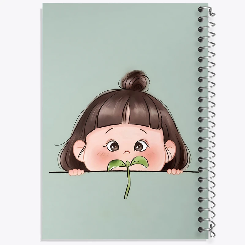 دفتر نقاشی 50 برگ خندالو طرح دخترانه کد F9737