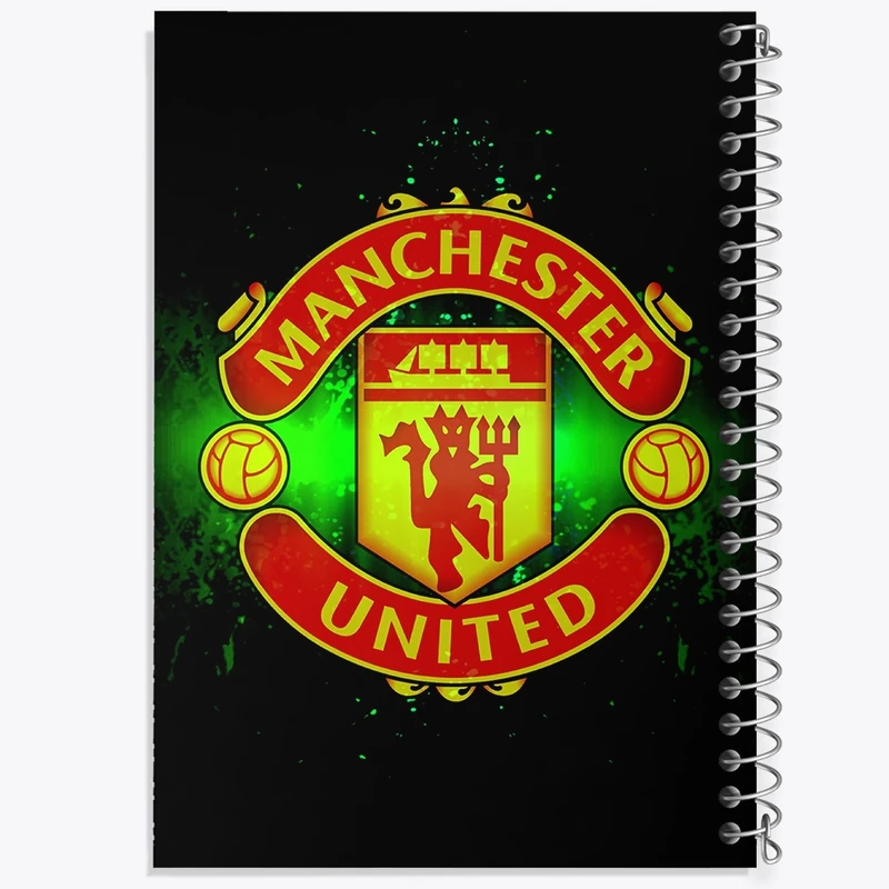 دفتر طراحی 50 برگ خندالو طرح باشگاه منچستر یونایتد کد 26504
