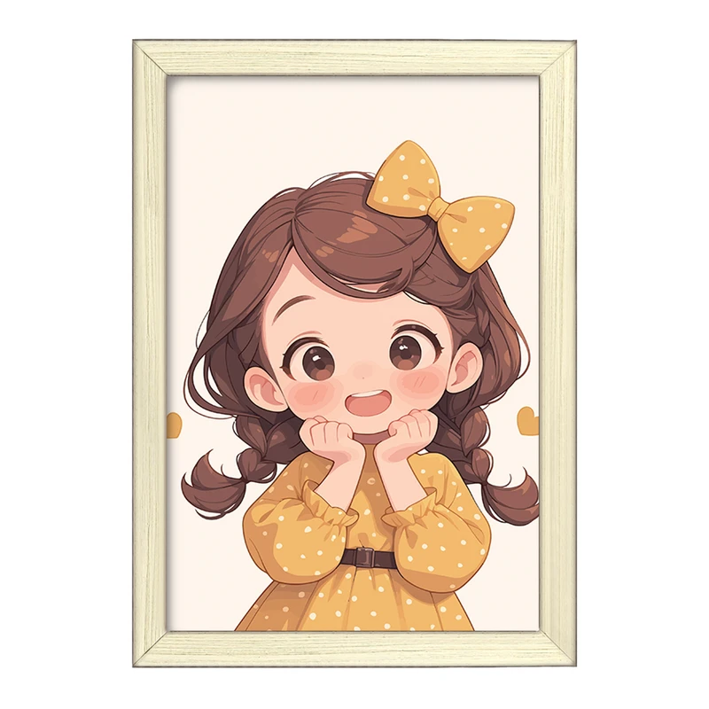 تابلو خندالو طرح دخترانه کیوت کد F2303