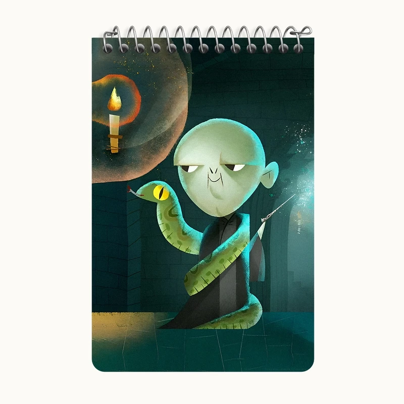 دفتر یادداشت 50 برگ خندالو طرح هری پاتر (Harry Potter) کد F12691