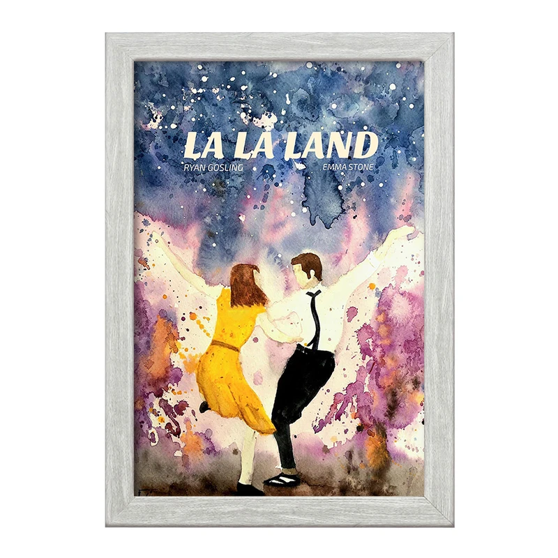 تابلو خندالو طرح لالا لند (La La Land) کد F11357