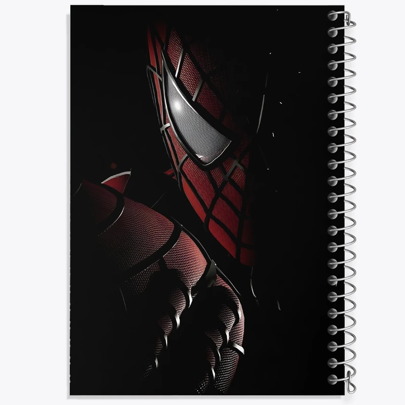 دفتر طراحی 50 برگ خندالو طرح مرد عنکبوتی (Spider Man) کد F3951