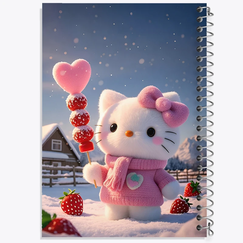 دفتر نقاشی 50 برگ خندالو طرح هلو کیتی کد F9462