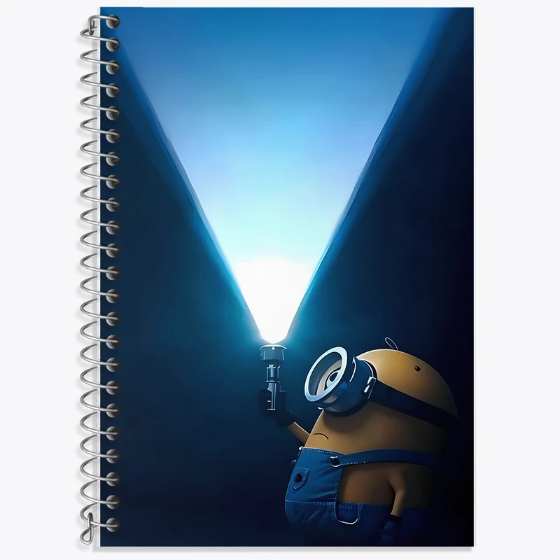 دفتر نت موسیقی 50 برگ خندالو طرح مینیون ها (Minions) کد F10634