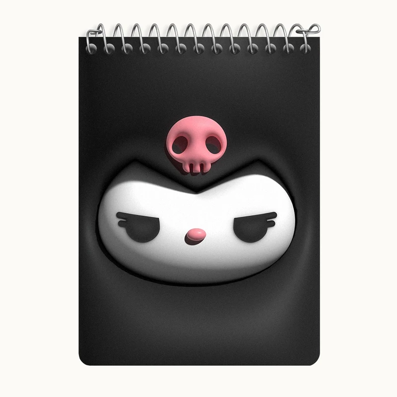 دفتر یادداشت 50 برگ خندالو طرح کورومی کد N3196