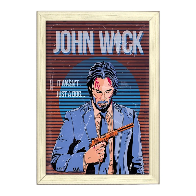 تابلو خندالو طرح جان ویک (John Wick) کد F13555