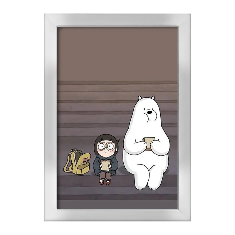 تابلو خندالو طرح سه خرس کله پوک کد F14238