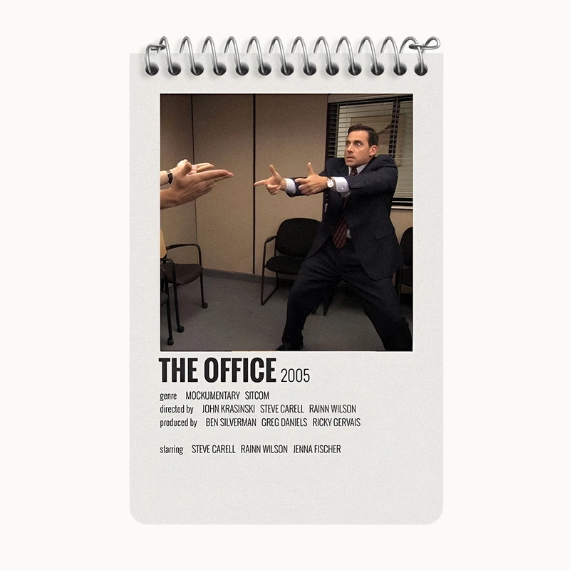 دفتر یادداشت 50 برگ خندالو طرح آفیس (The Office) کد F13370