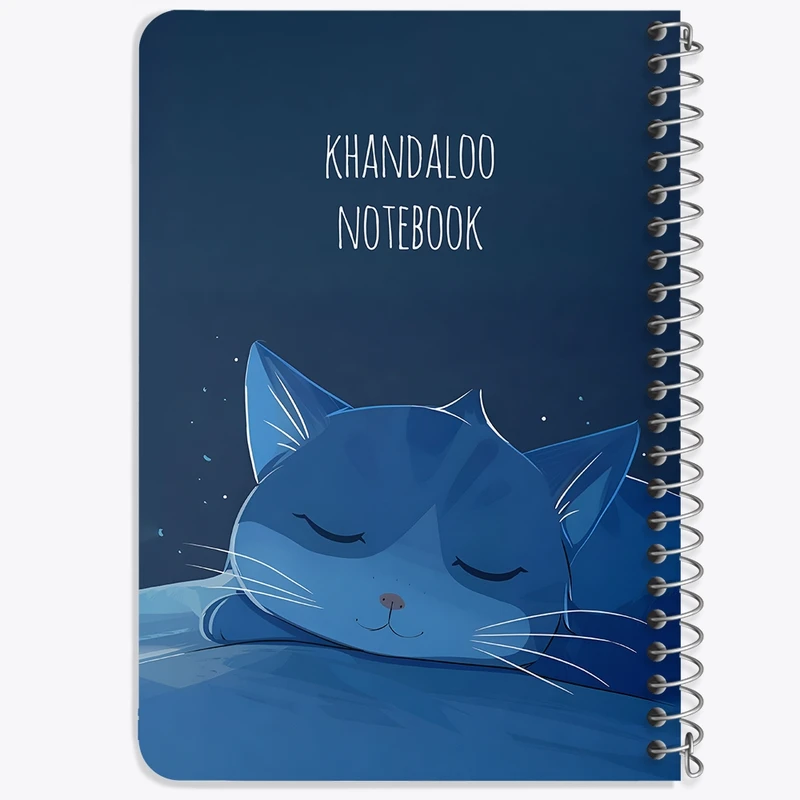 دفتر یادداشت 50 برگ خندالو طرح گربه خوابالو کد N8166