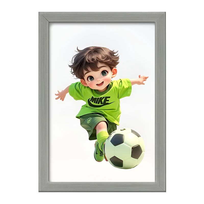 تابلو خندالو طرح پسر بچه ی فوتبالیست کد F3609