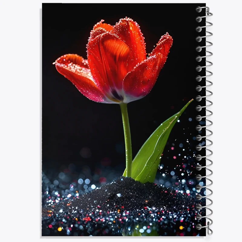 دفتر طراحی 50 برگ خندالو طرح گل کد F11516