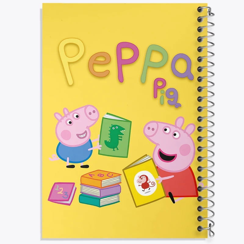 دفتر لیست خرید 50 برگ خندالو طرح انیمیشن پپا پیگ (Peppa Pig) کد N9262