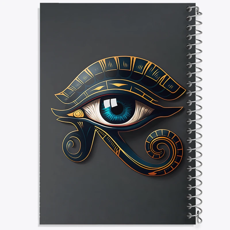 دفتر مشق 100 برگ خندالو طرح چشم مصری کد F4847