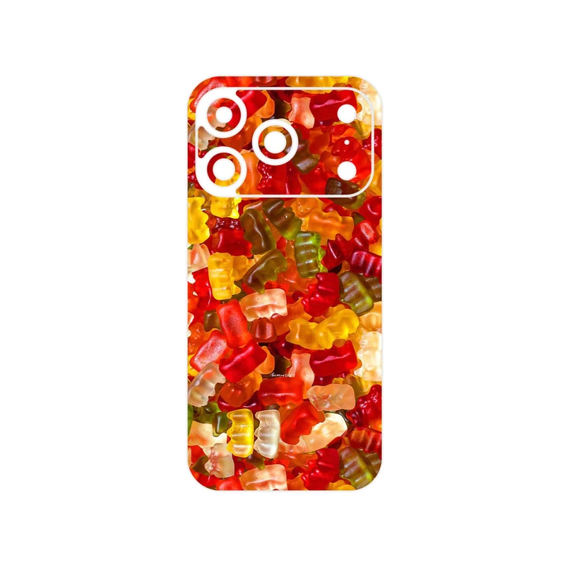 برچسب پوششی ماهوت مدل Gummi candy 1 مناسب برای گوشی موبایل اپل iPhone 17 Pro