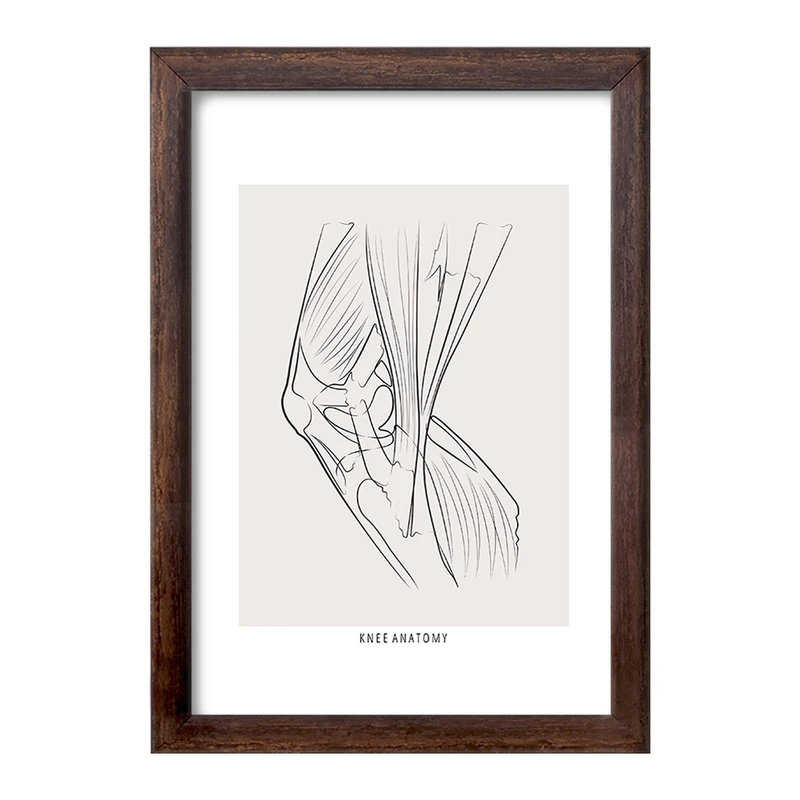 تابلو خندالو طرح آناتومی زانو (Knee Anatomy) کد F13925