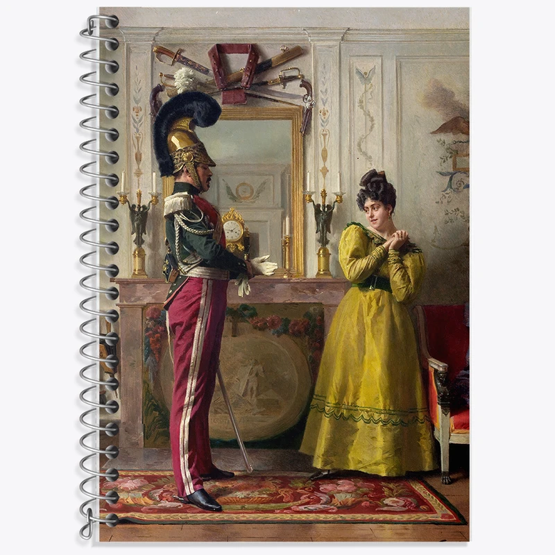 دفتر نت موسیقی 50 برگ خندالو طرح نقاشی خروج برای بررسی اثر ژول ورمز کد F12295