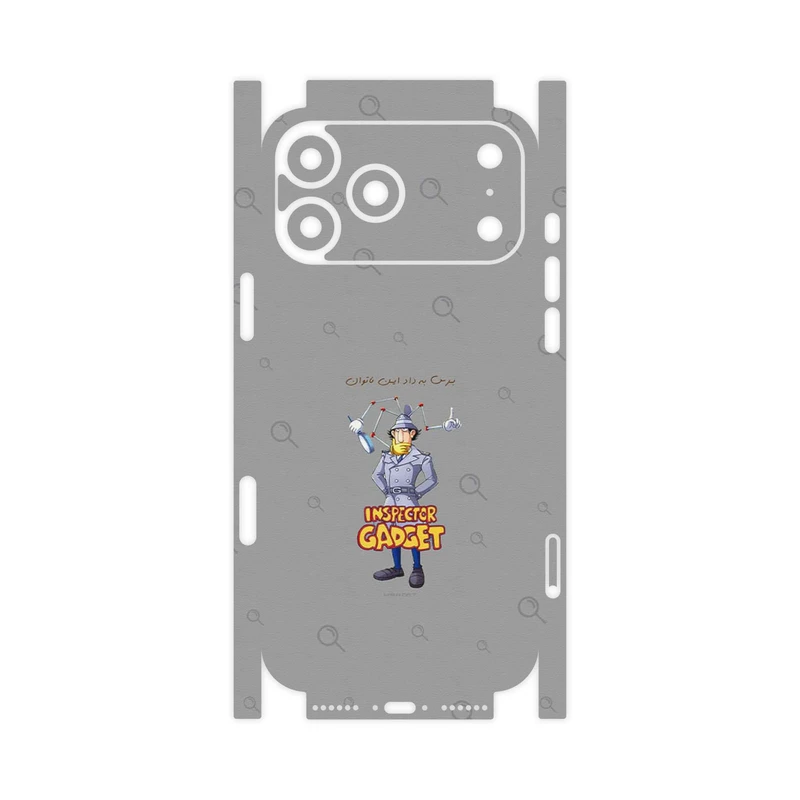 برچسب پوششی ماهوت مدل Inspector Gadget-FullSkin مناسب برای گوشی موبایل اپل iPhone 17 Pro Max