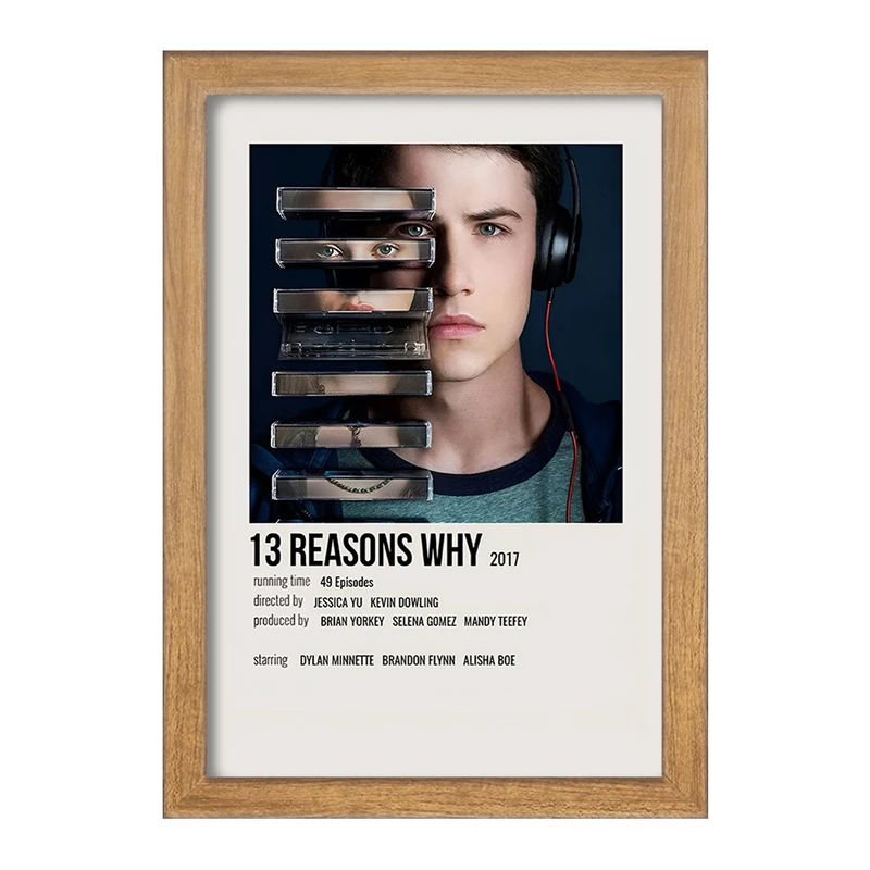 تابلو خندالو طرح 13 Reasons Why کد F13374