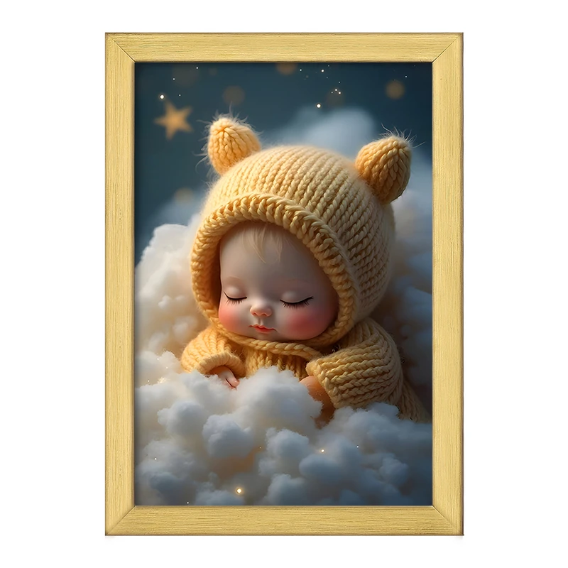 تابلو خندالو طرح دخترانه کیوت کد F9486