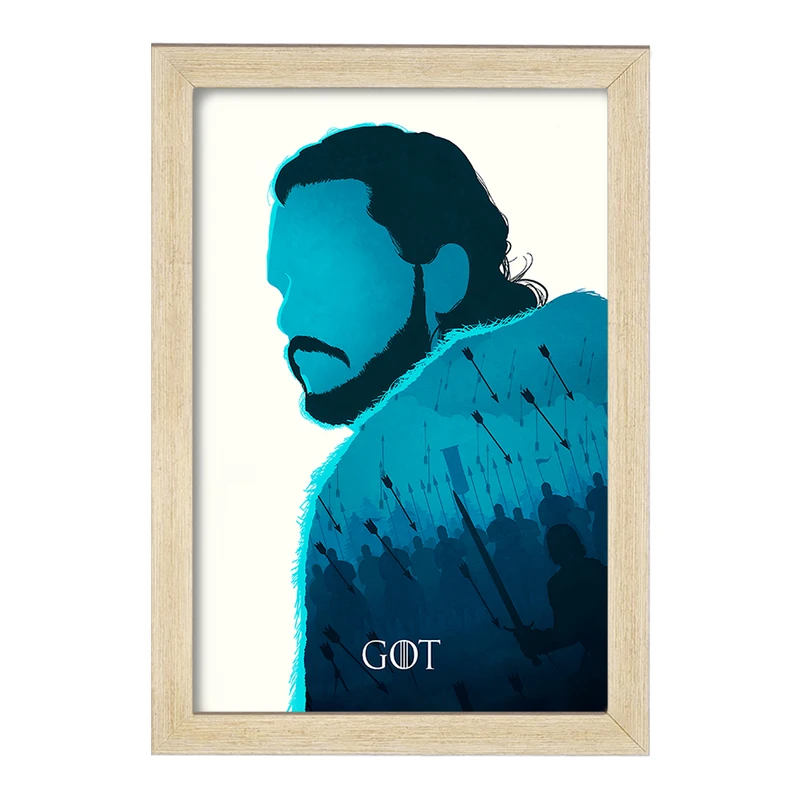 تابلو خندالو طرح جان اسنو گیم آف ترونز (Game of Thrones) کد F13757