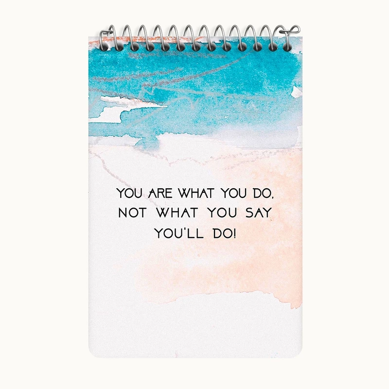 دفتر یادداشت 50 برگ خندالو طرح انگیزشی کد F11423