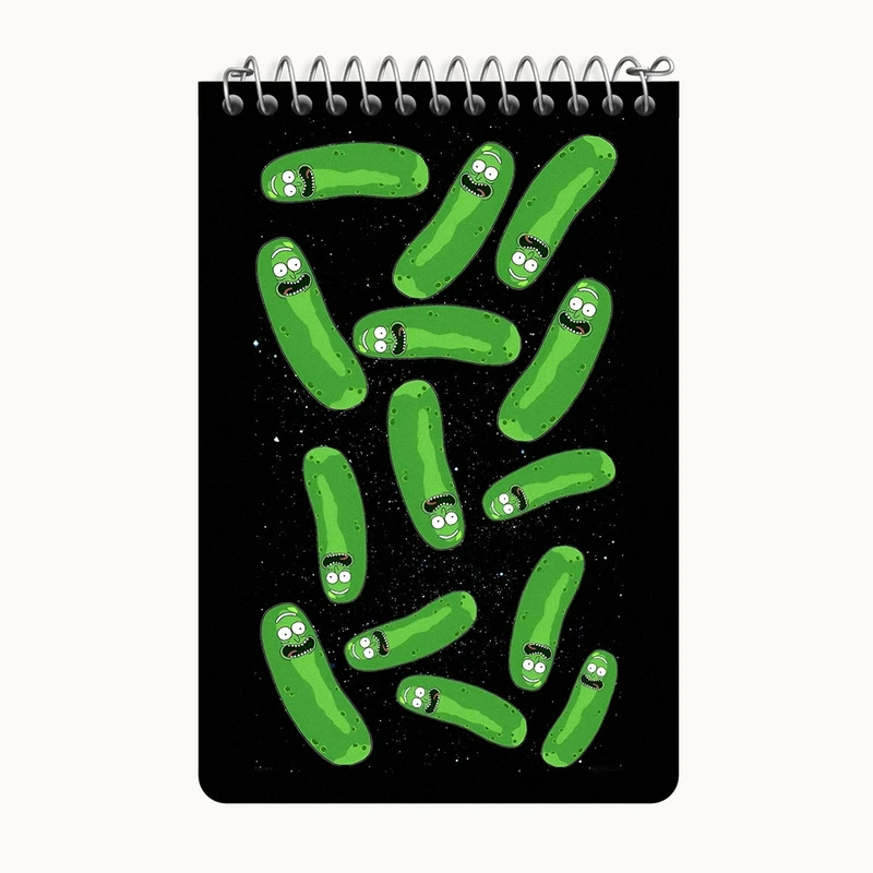 دفتر یادداشت 50 برگ خندالو طرح ریک و مورتی (Rick and Morty) کد F4102