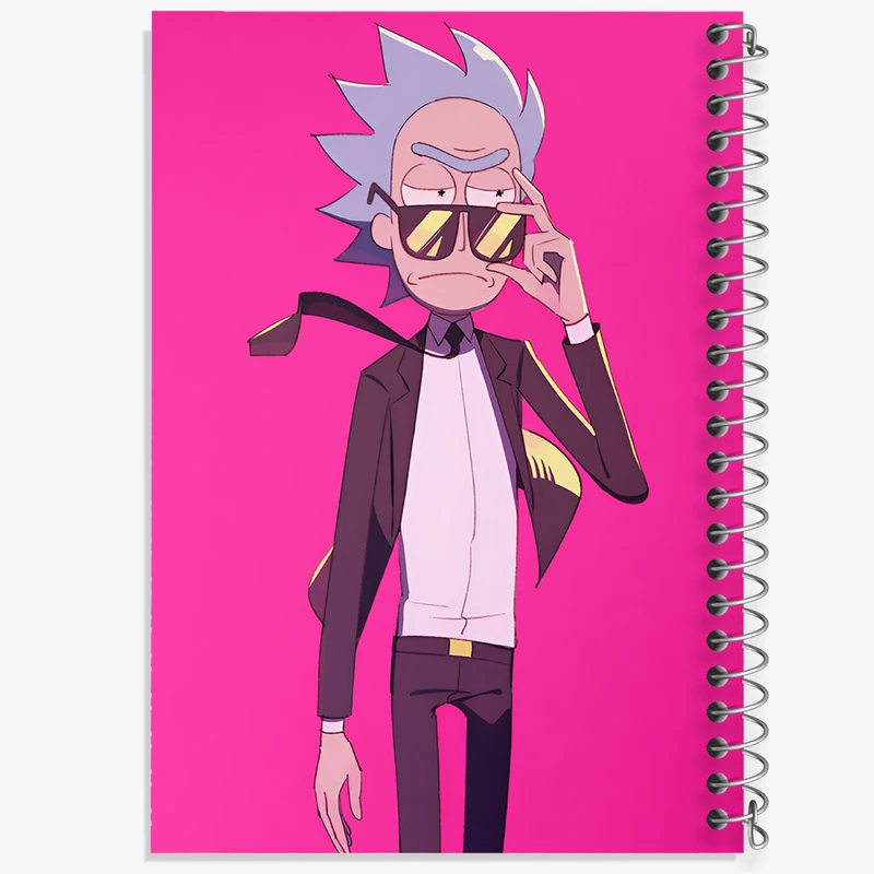 دفتر نقاشی 50 برگ خندالو طرح ریک و مورتی (Rick and Morty) کد F4011