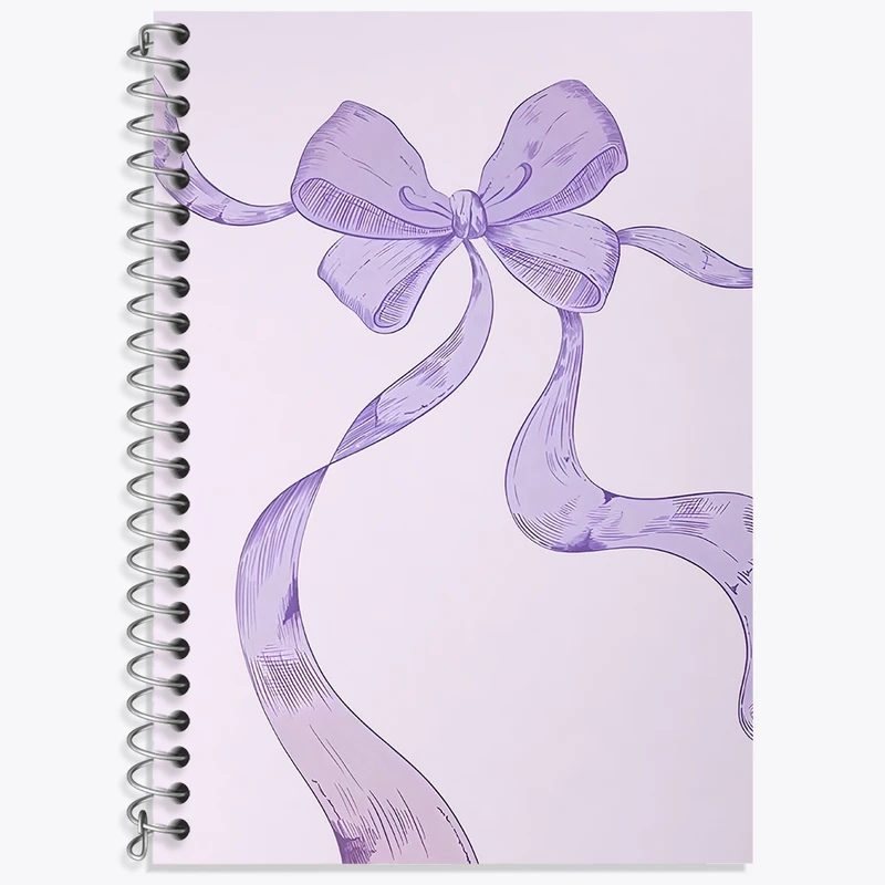 دفتر زبان 50 برگ خندالو مدل سه خط طرح پاپیون کد F3723