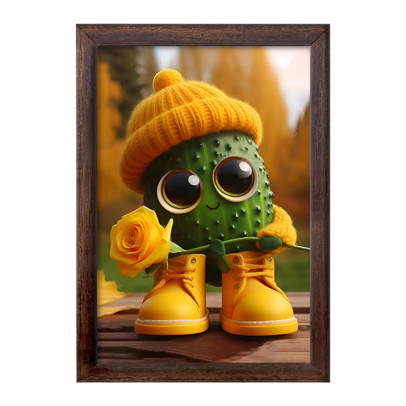 تابلو خندالو طرح خیار بامزه کد F7562