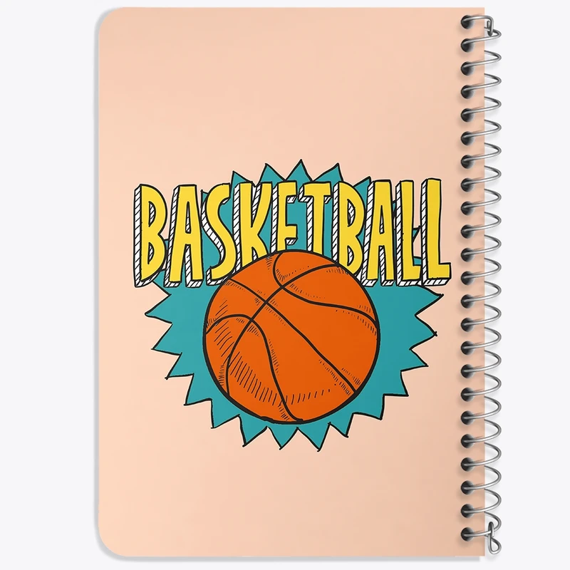 دفتر یادداشت 50 برگ خندالو طرح بسکتبال Basketball کد 26454