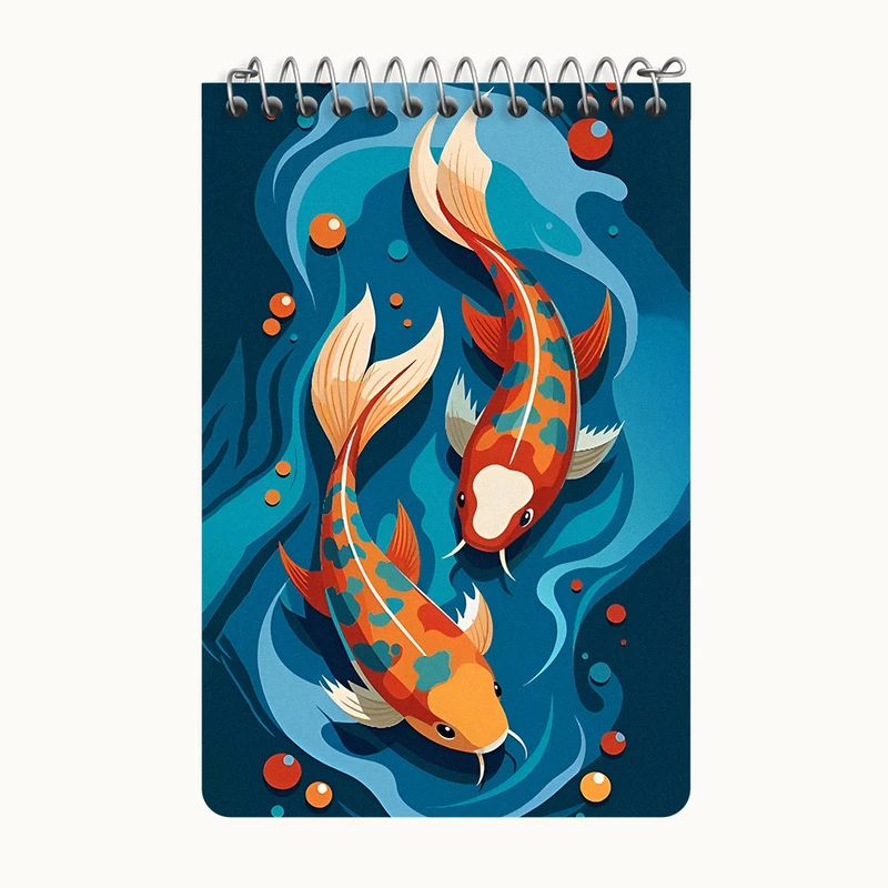 دفتر یادداشت 50 برگ خندالو طرح ماهی کد F11990