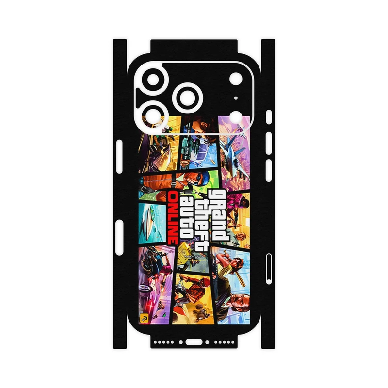 برچسب پوششی ماهوت مدل GTA Online Game Series-FullSkin مناسب برای گوشی موبایل اپل iPhone 17 Pro