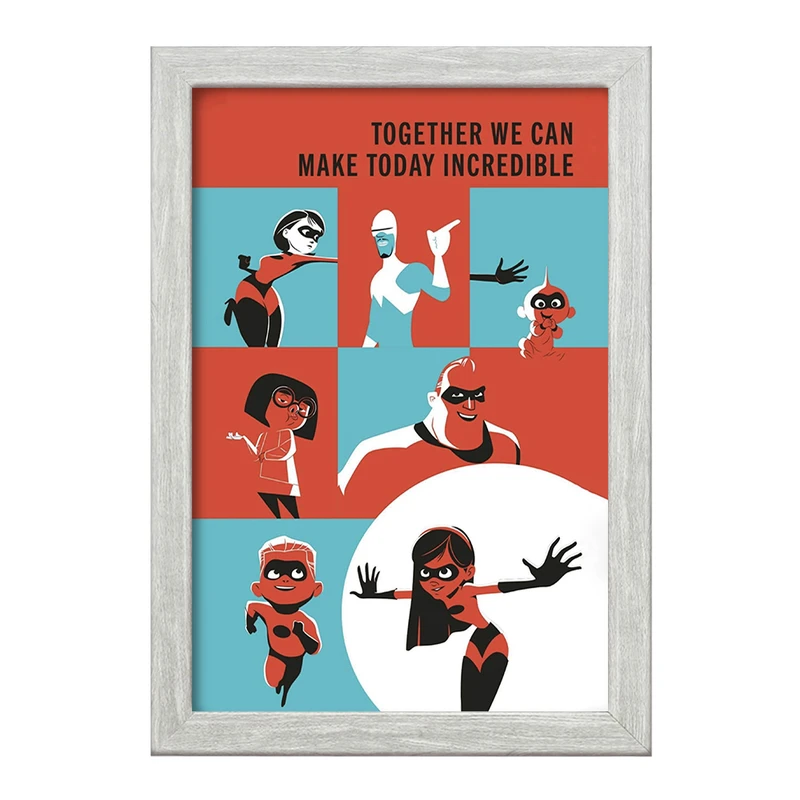 تابلو خندالو طرح شگفت انگیزان (The Incredibles) کد F10132